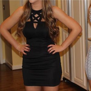 Forever21 Body con black dress
